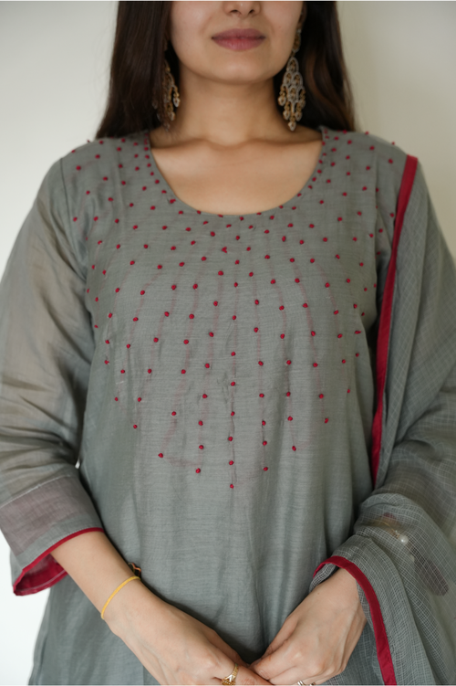 Meher Mul Chanderi Suit Set