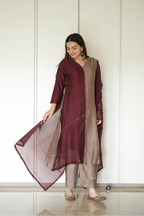Riva Mul Chanderi Suit Set