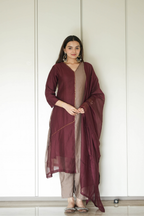 Riva Mul Chanderi Suit Set