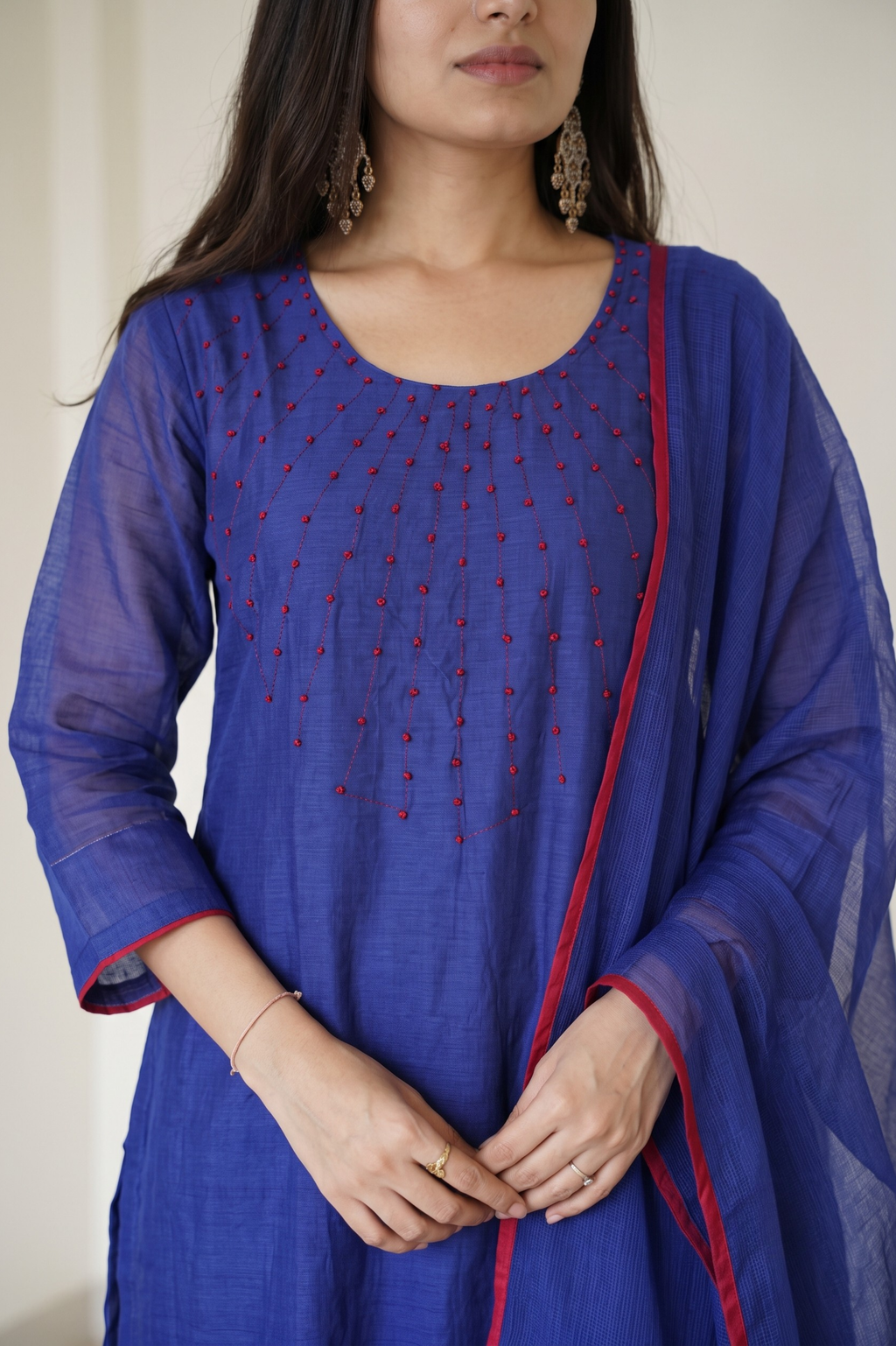 Meher Mul Chanderi Suit Set