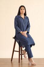 Twilight Mul Chanderi Co-ord Set