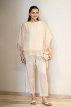 Roselight Organza Kaaftan Set