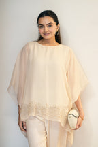 Roselight Organza Kaaftan Set