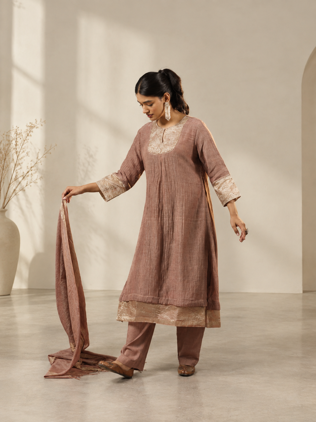 Suhana Mul Chanderi Suit Set