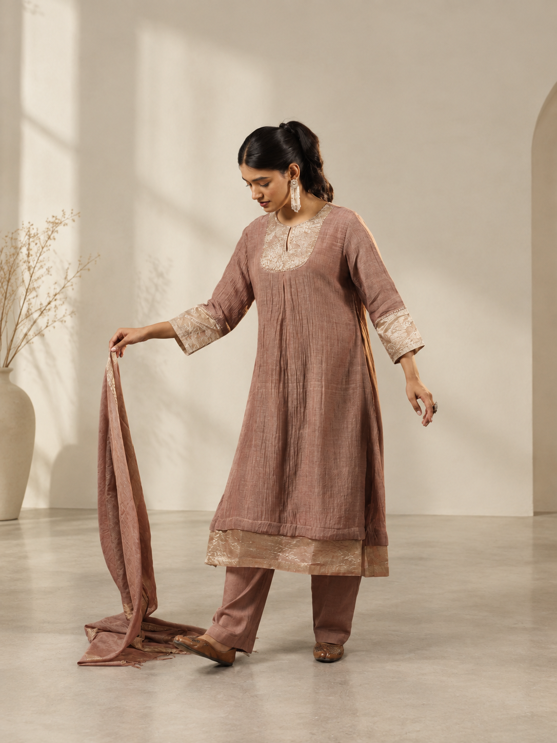 Suhana Mul Chanderi Suit Set