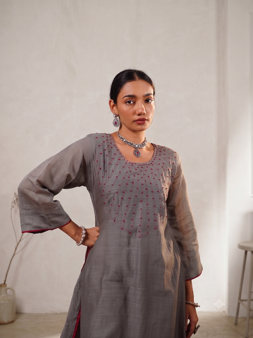 Meher Mul Chanderi Suit Set