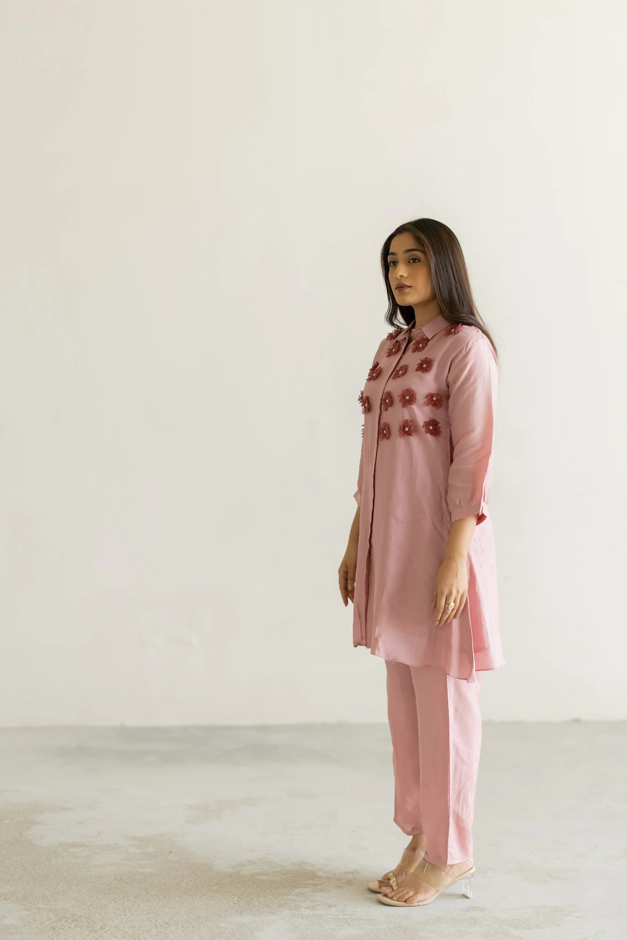 Roselle Silk Co-ord Set