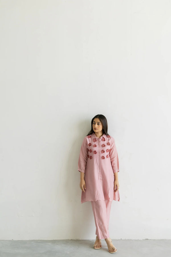 Roselle Silk Co-ord Set