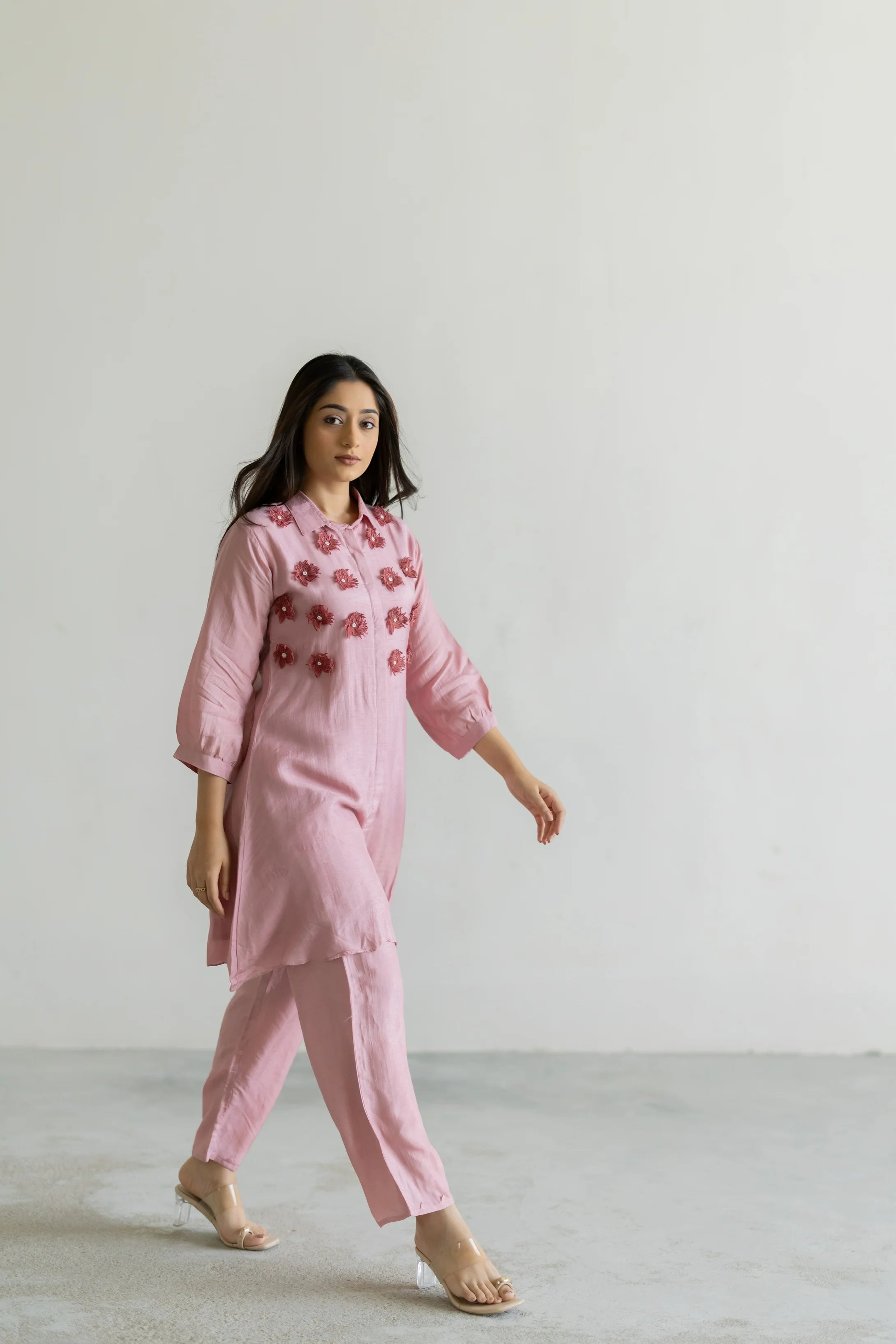 Roselle Silk Co-ord Set