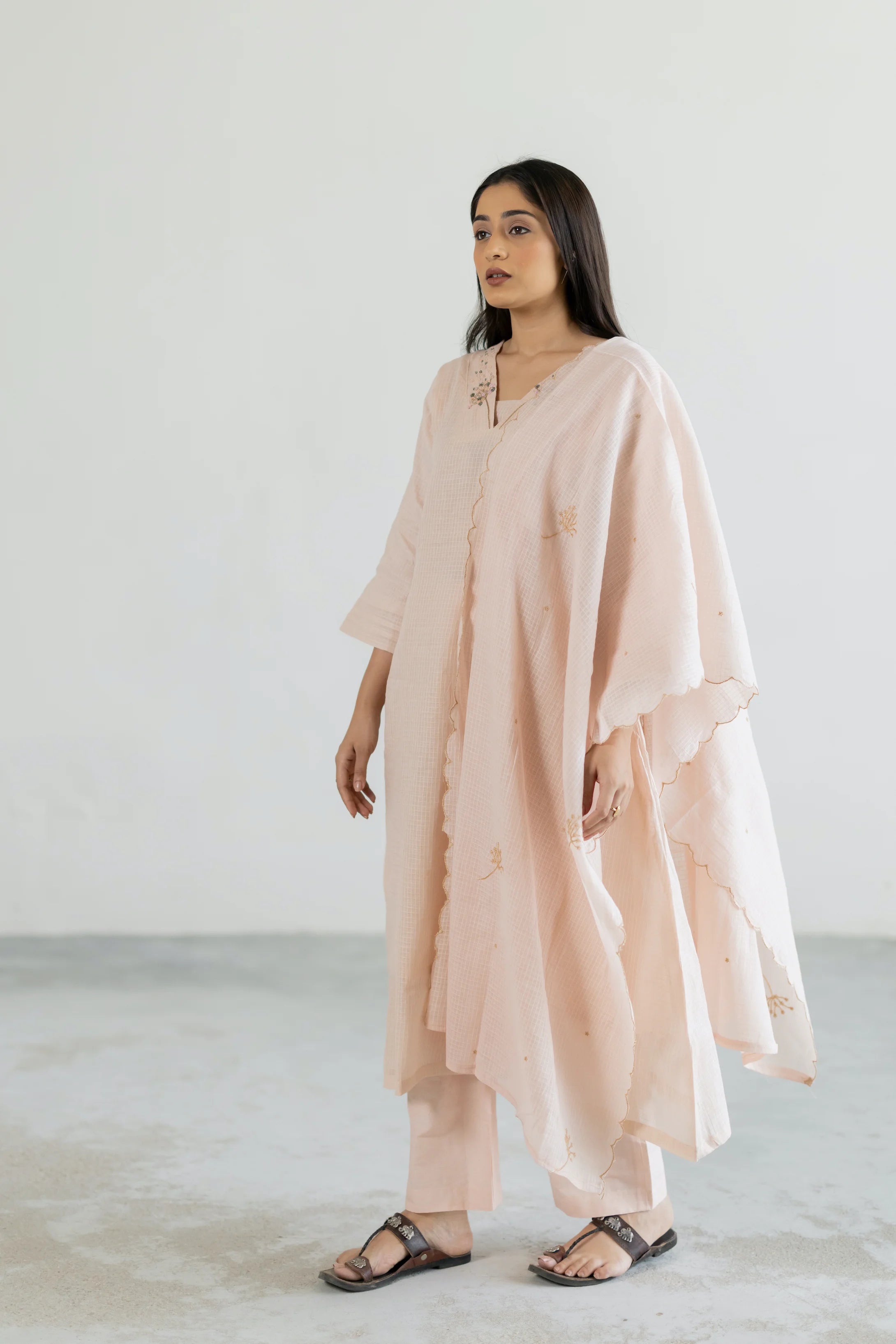 Feather Weave Kota Doriya Suit Set