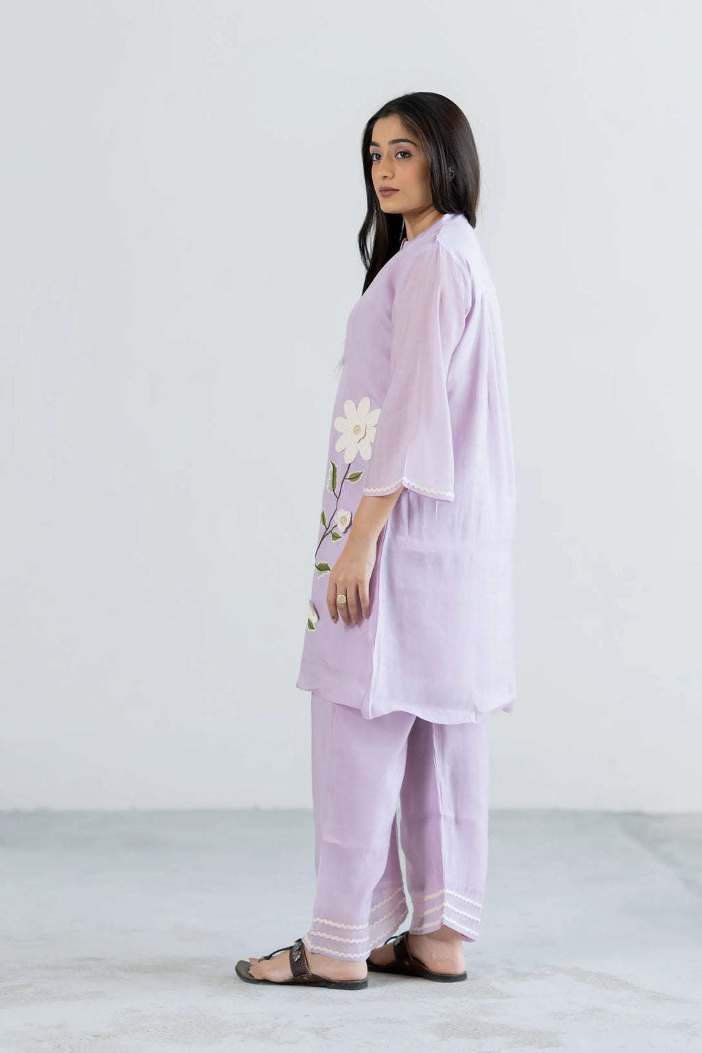 Bloom Mul Chanderi Co-ord Set