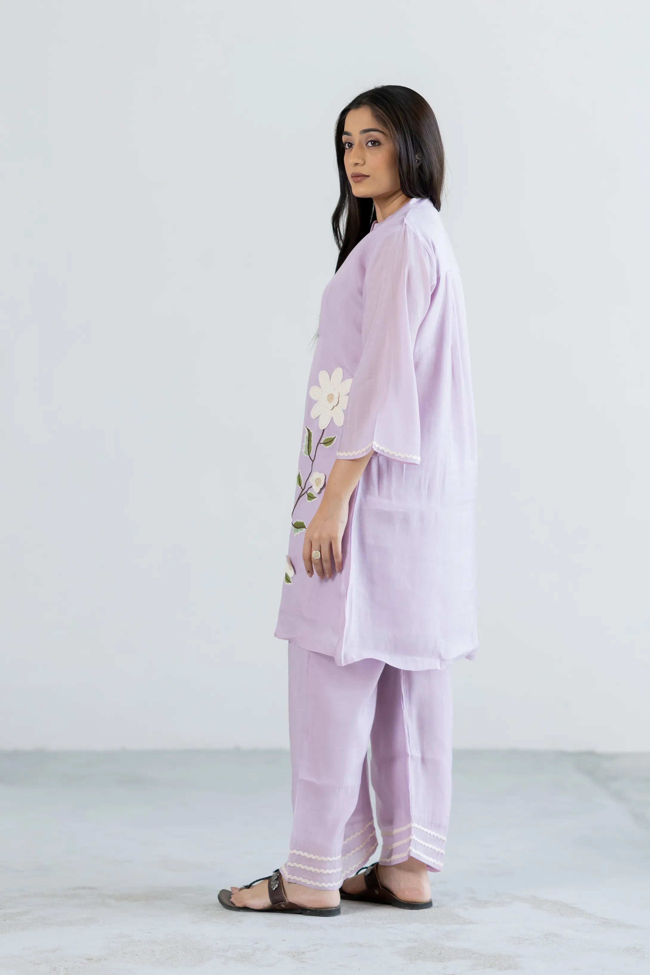 Bloom Mul Chanderi Co-ord Set
