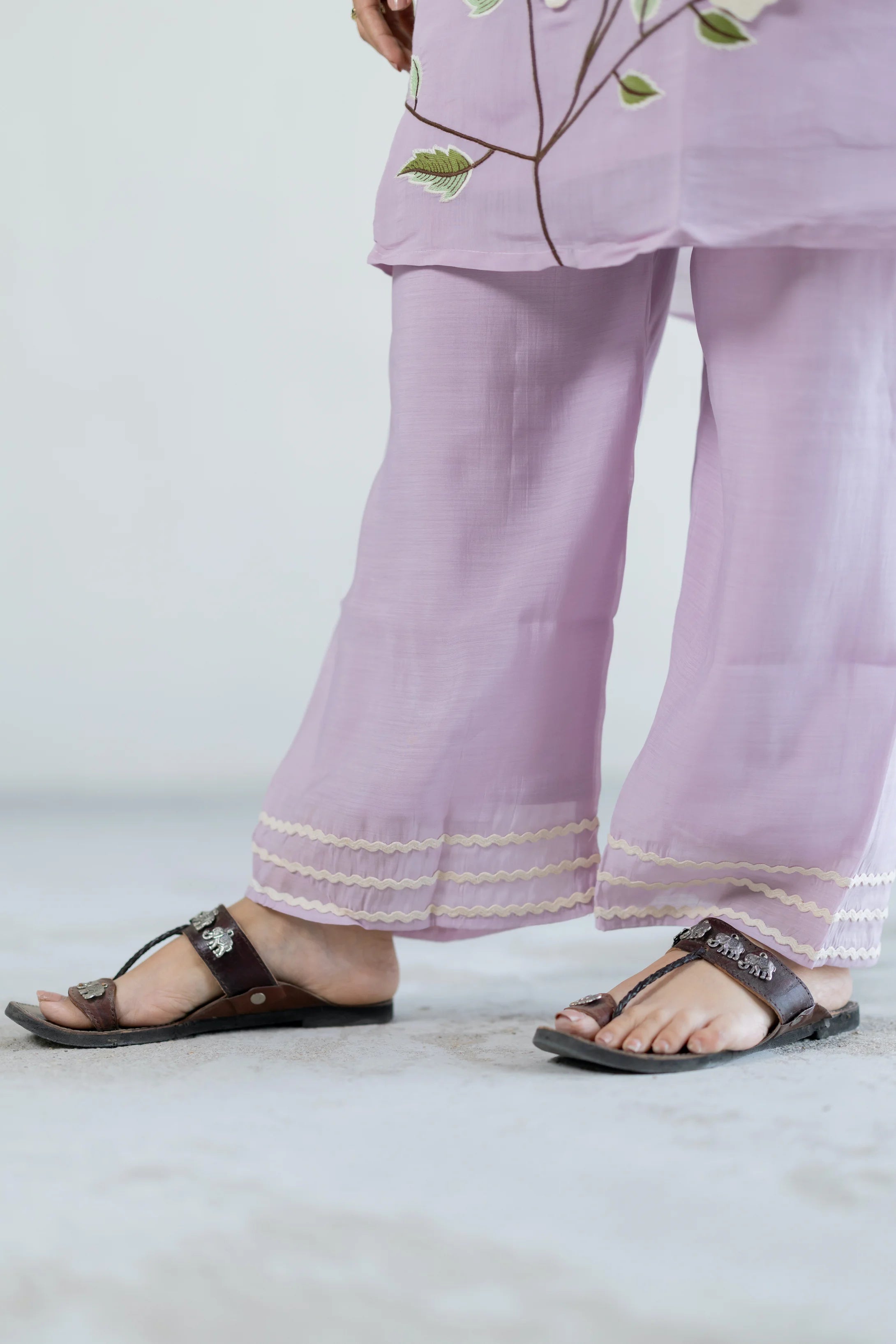 Bloom Mul Chanderi Co-ord Set