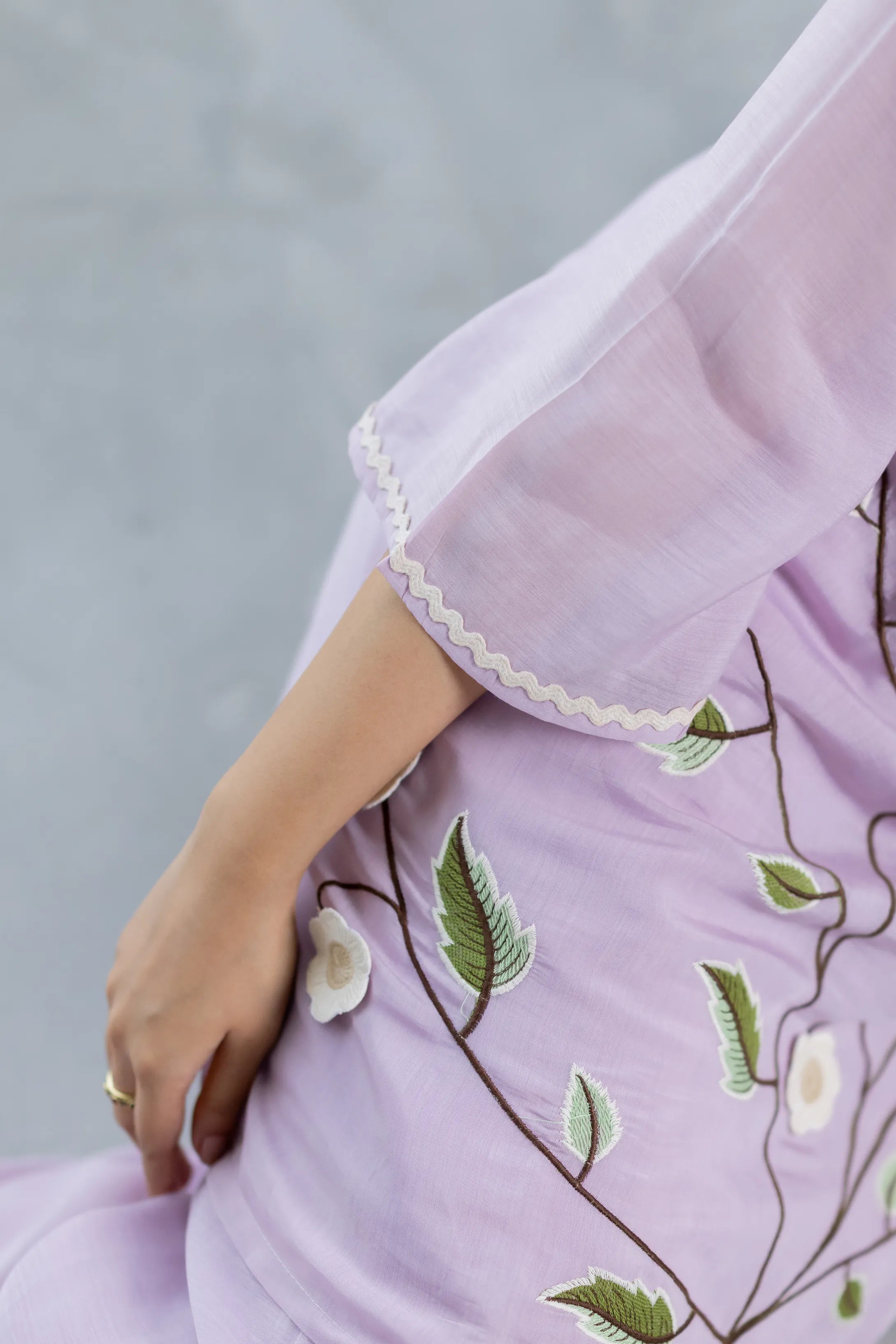 Bloom Mul Chanderi Co-ord Set