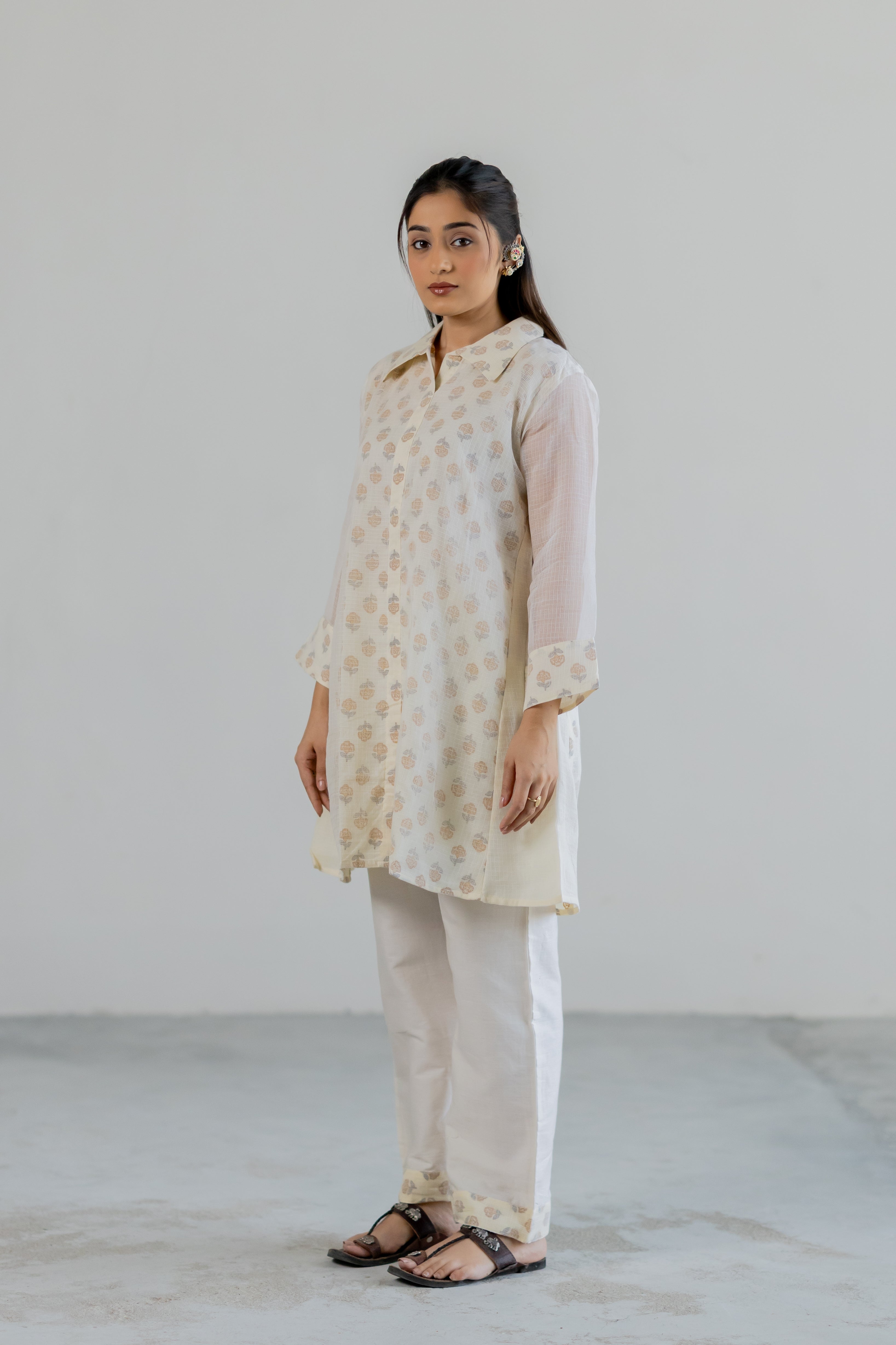 Breeze Weave Kota Doriya Co-ord Set