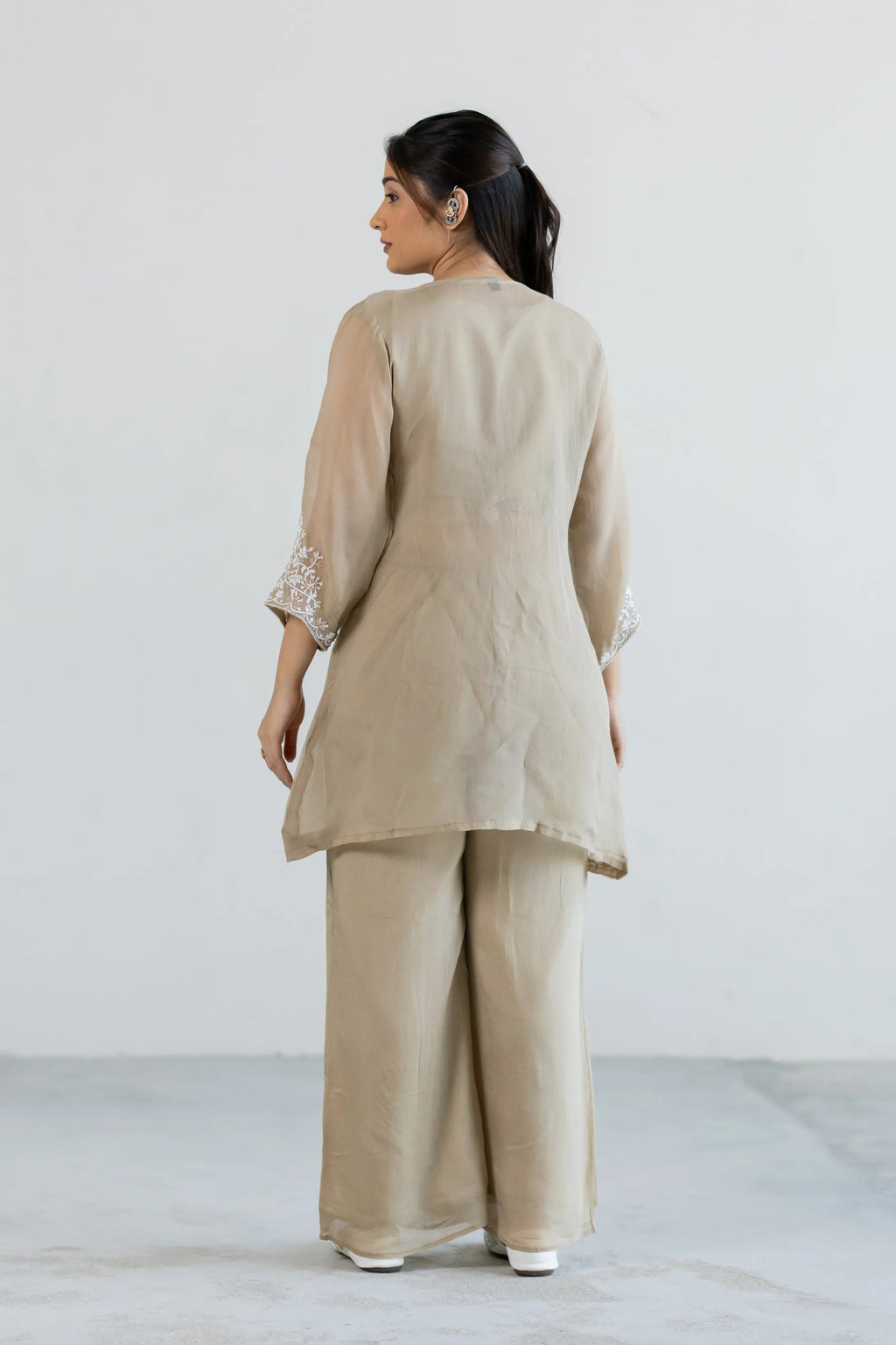 Zayra Organza Jacket Set