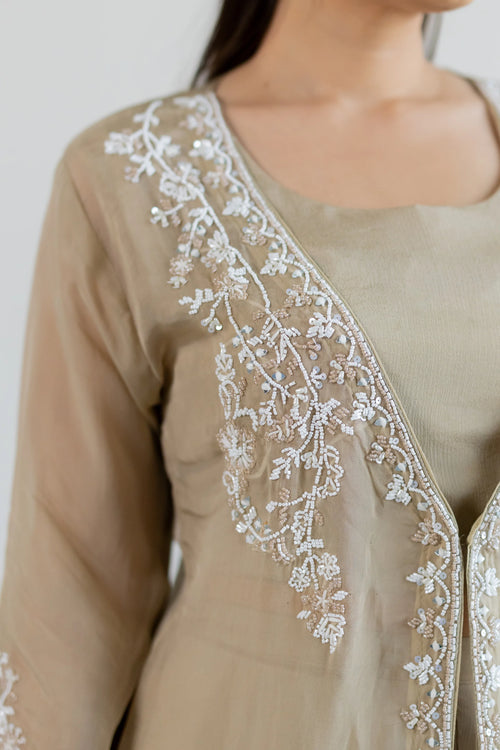 Zayra Organza Jacket Set