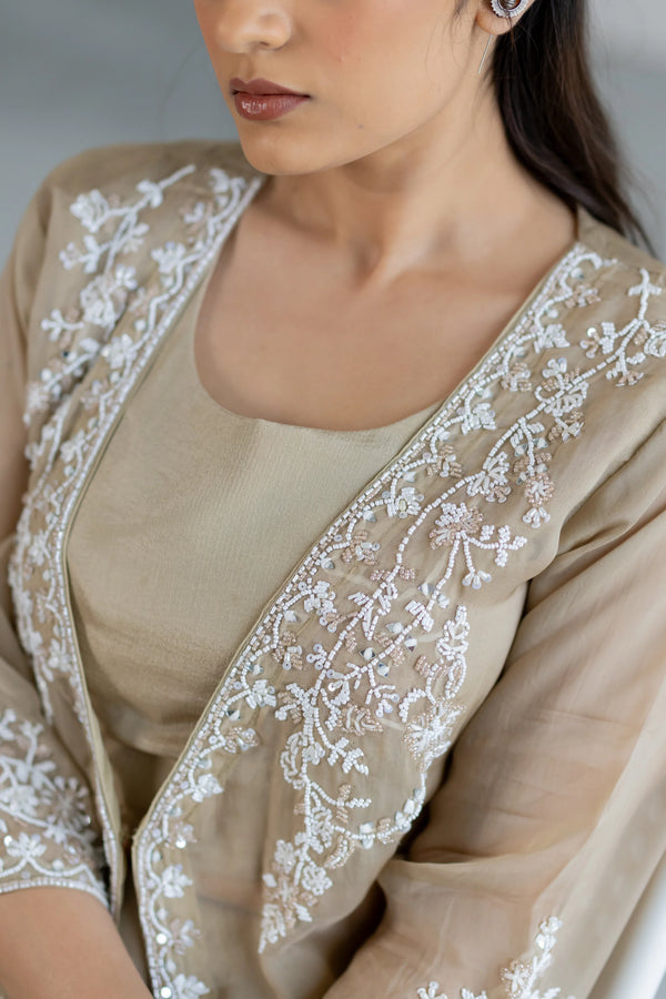 Zayra Organza Jacket Set
