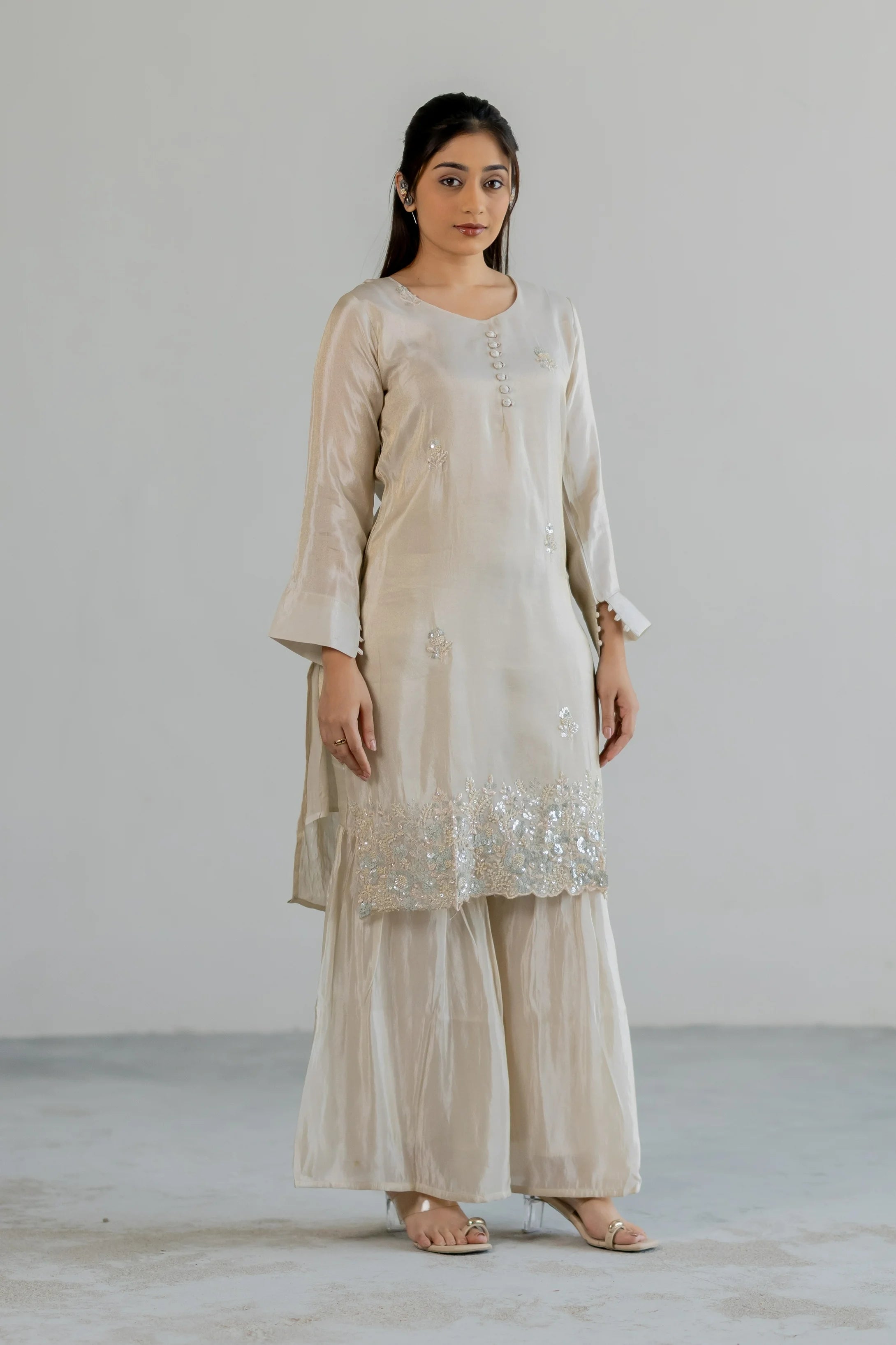 Ruhani Shimmer Suit Set