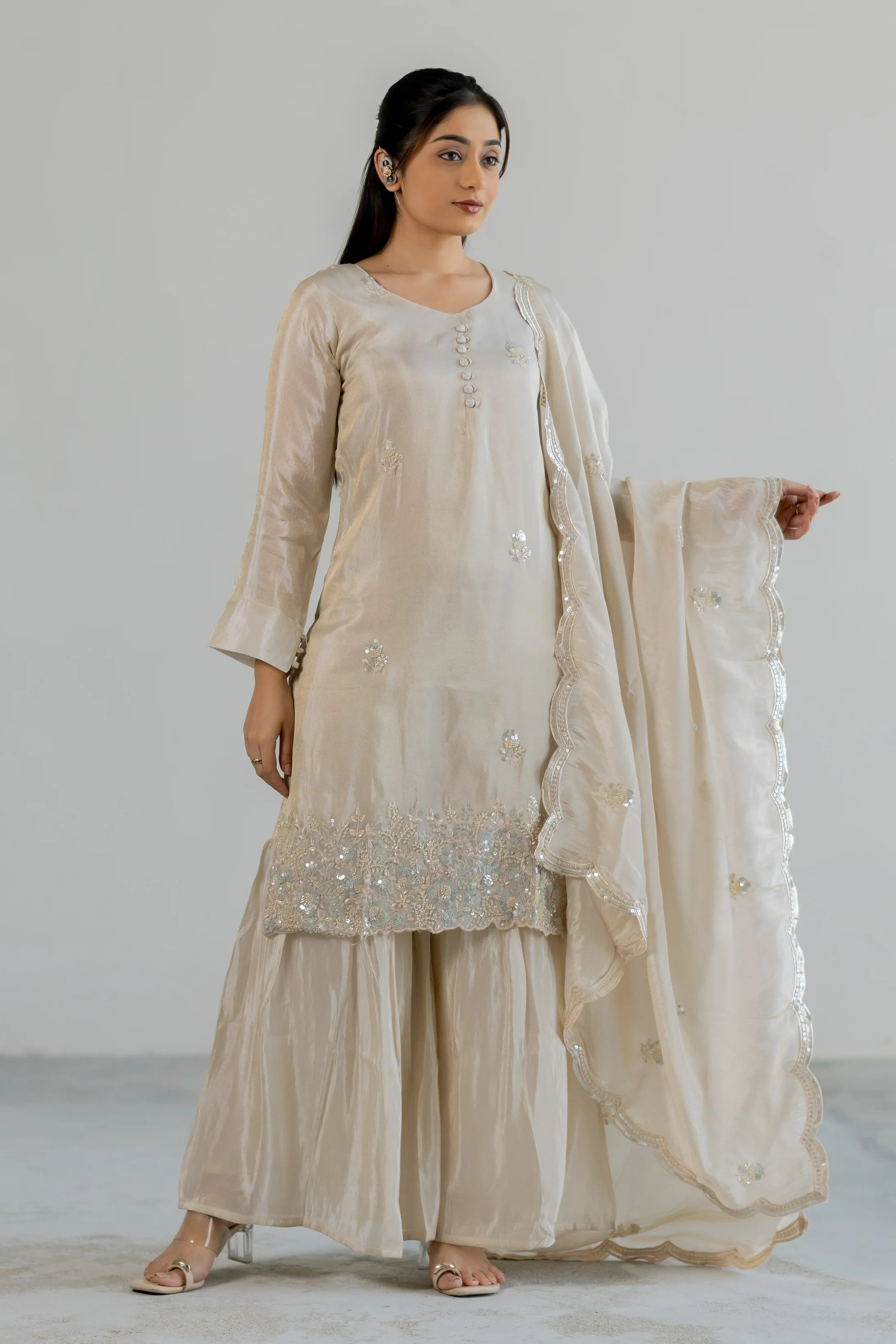 Ruhani Shimmer Suit Set