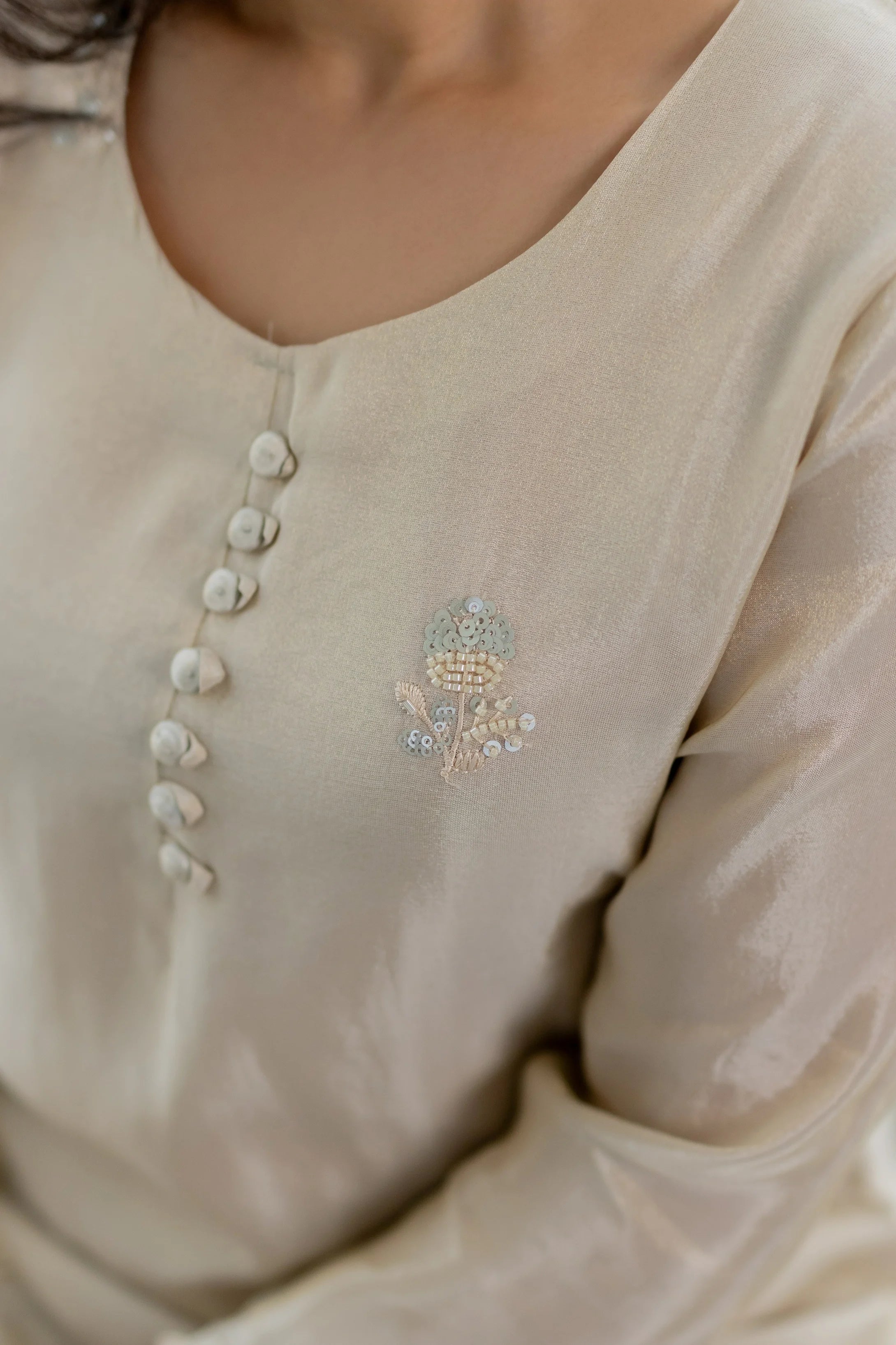 Ruhani Shimmer Suit Set
