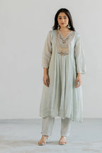 Nargis Shimmer Suit Set