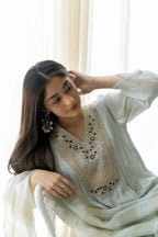 Nargis Shimmer Suit Set