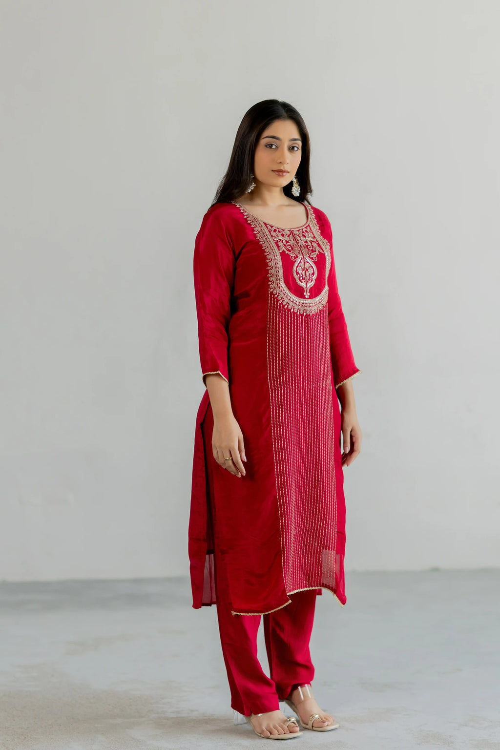 KumKum Organza Suit Set
