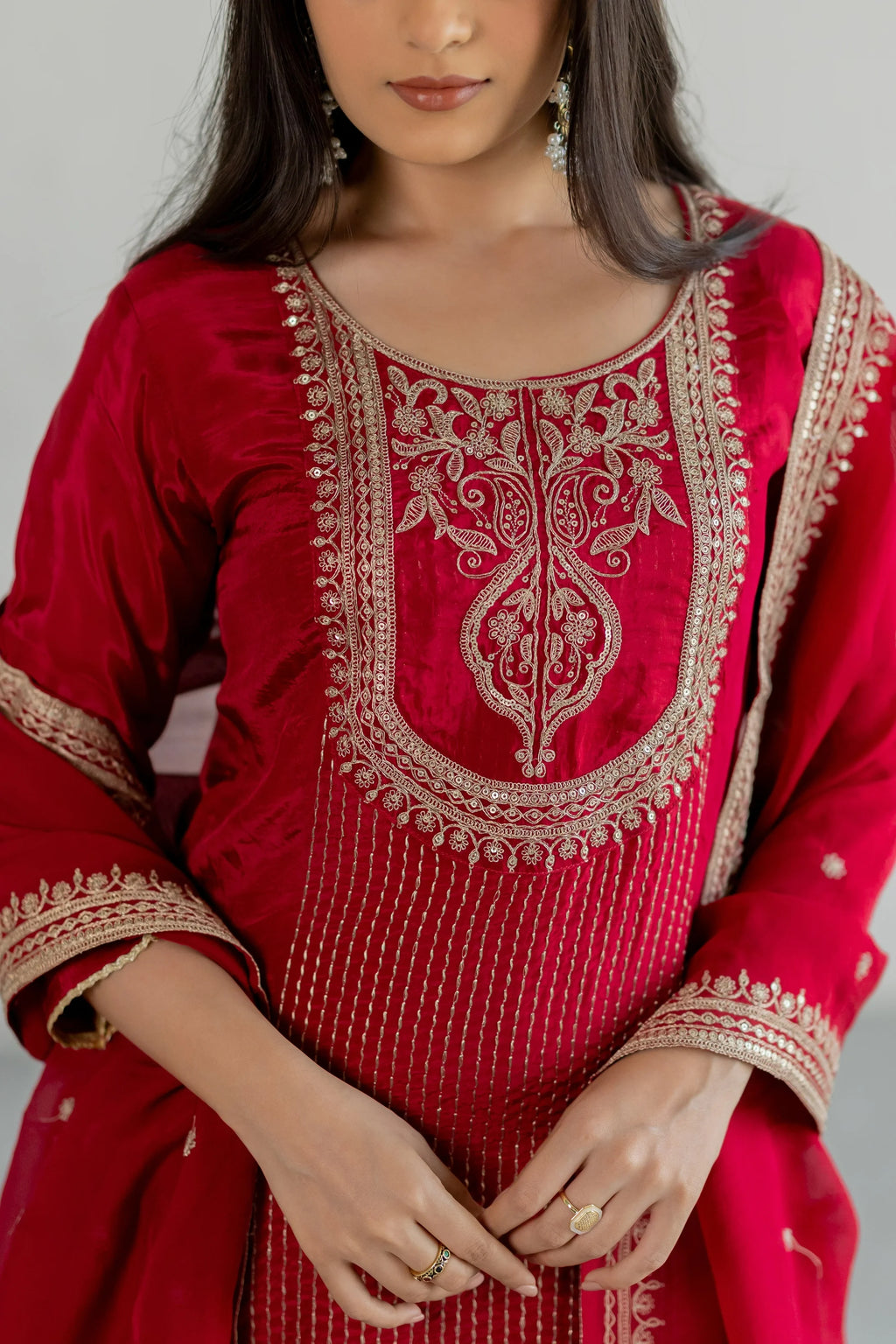 KumKum Organza Suit Set