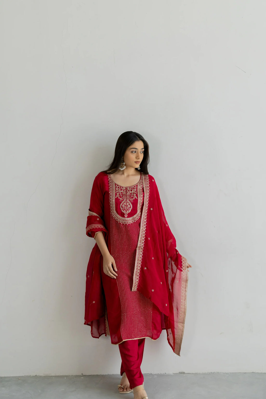 KumKum Organza Suit Set
