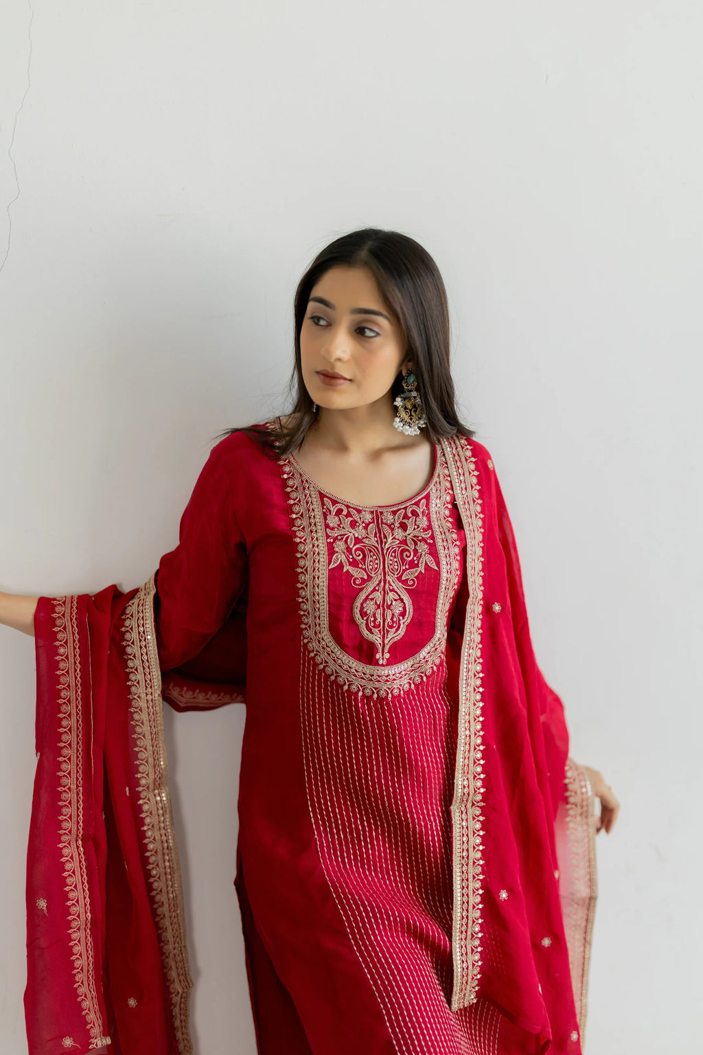 KumKum Organza Suit Set
