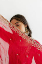 KumKum Organza Suit Set