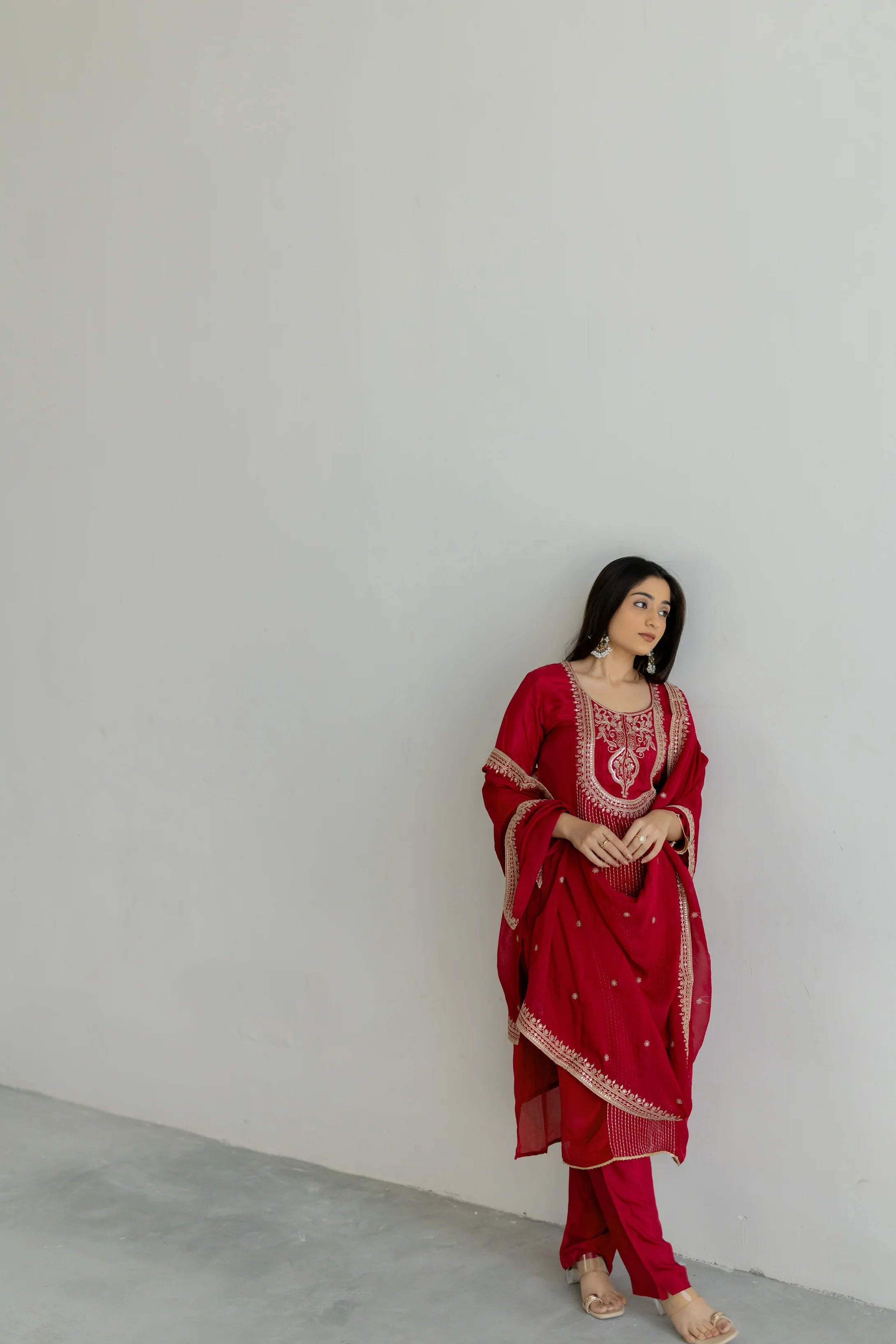 KumKum Organza Suit Set