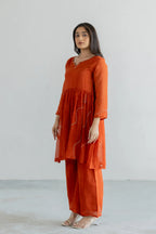 Aurelle Mul Chanderi Co-ord Set