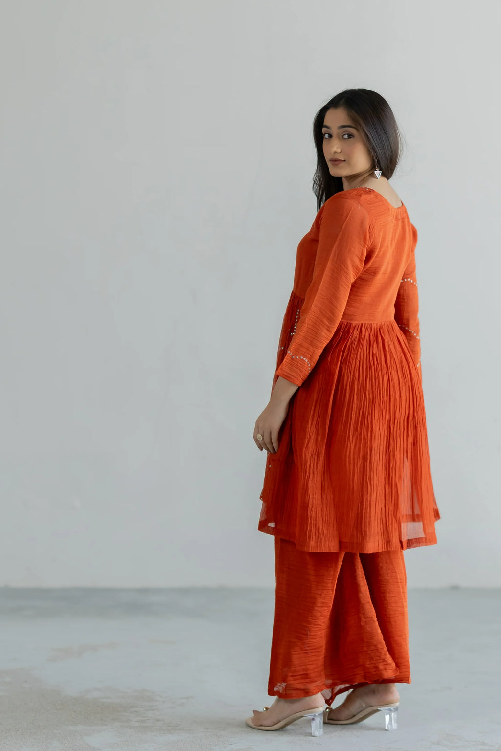 Aurelle Mul Chanderi Co-ord Set