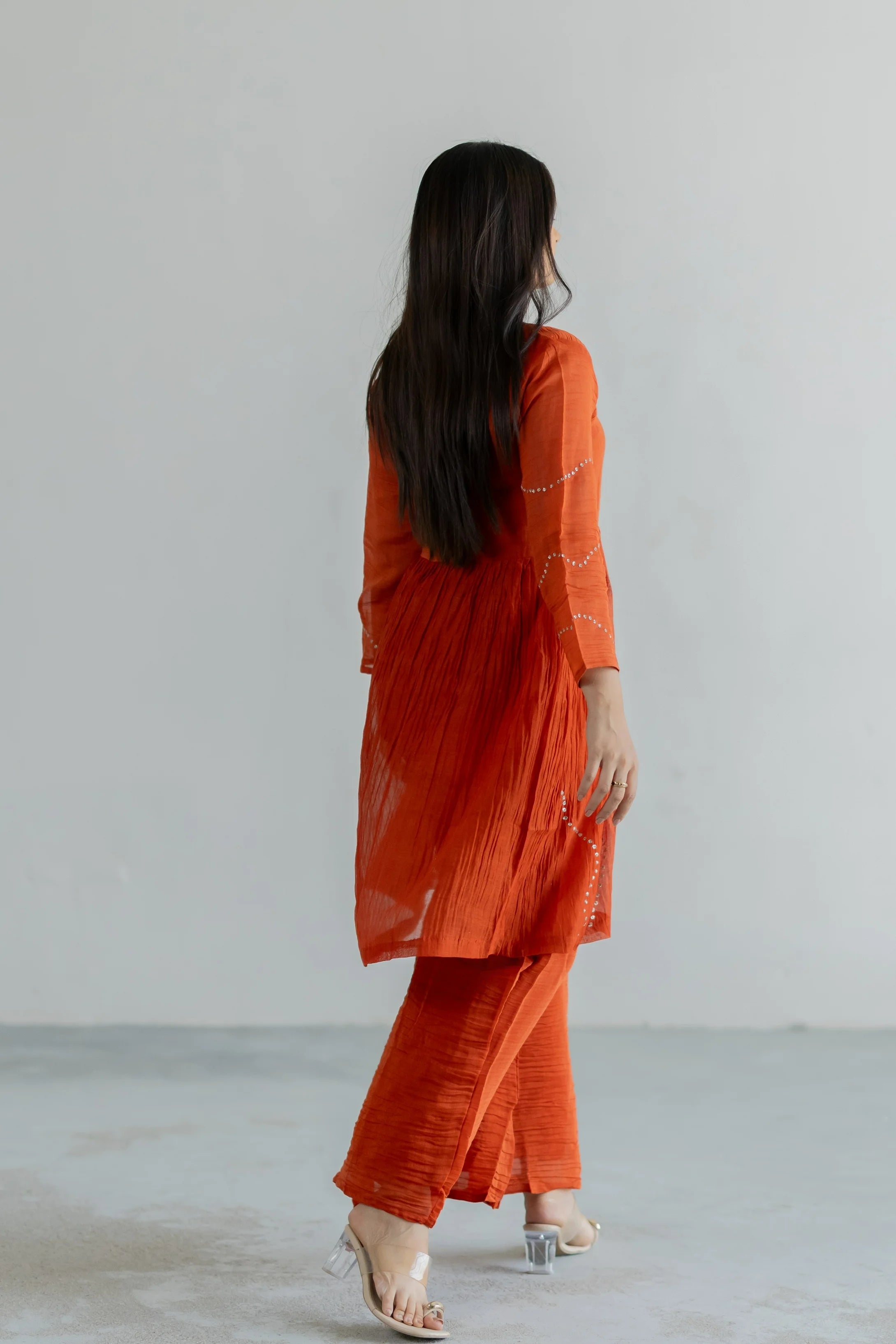 Aurelle Mul Chanderi Co-ord Set