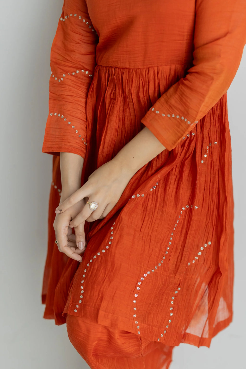 Aurelle Mul Chanderi Co-ord Set