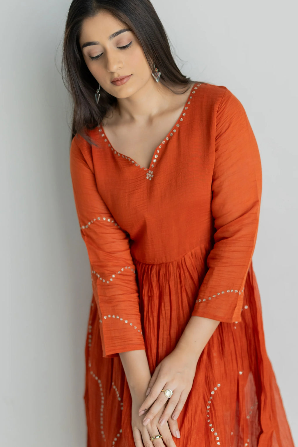 Aurelle Mul Chanderi Co-ord Set