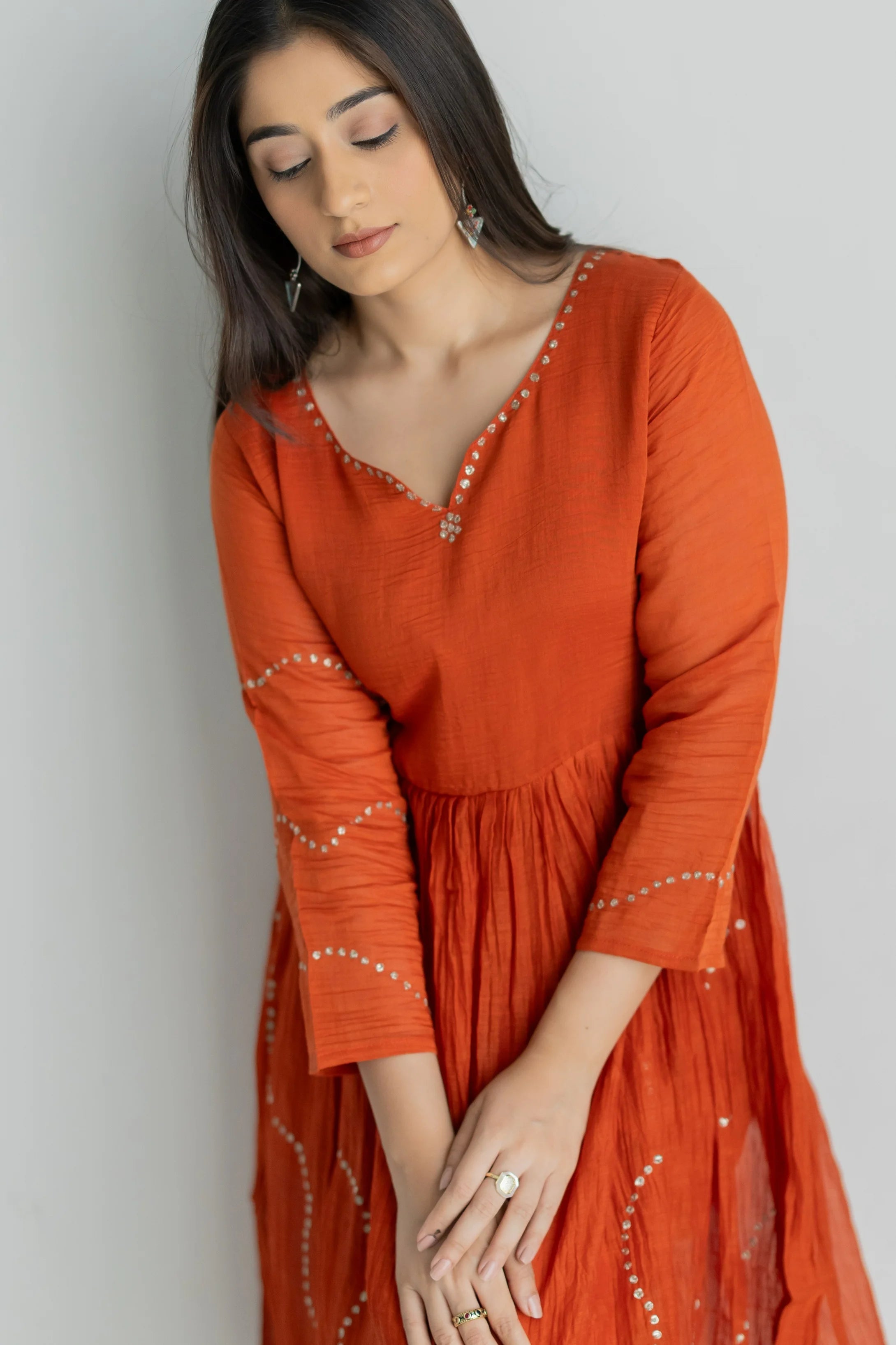 Aurelle Mul Chanderi Co-ord Set