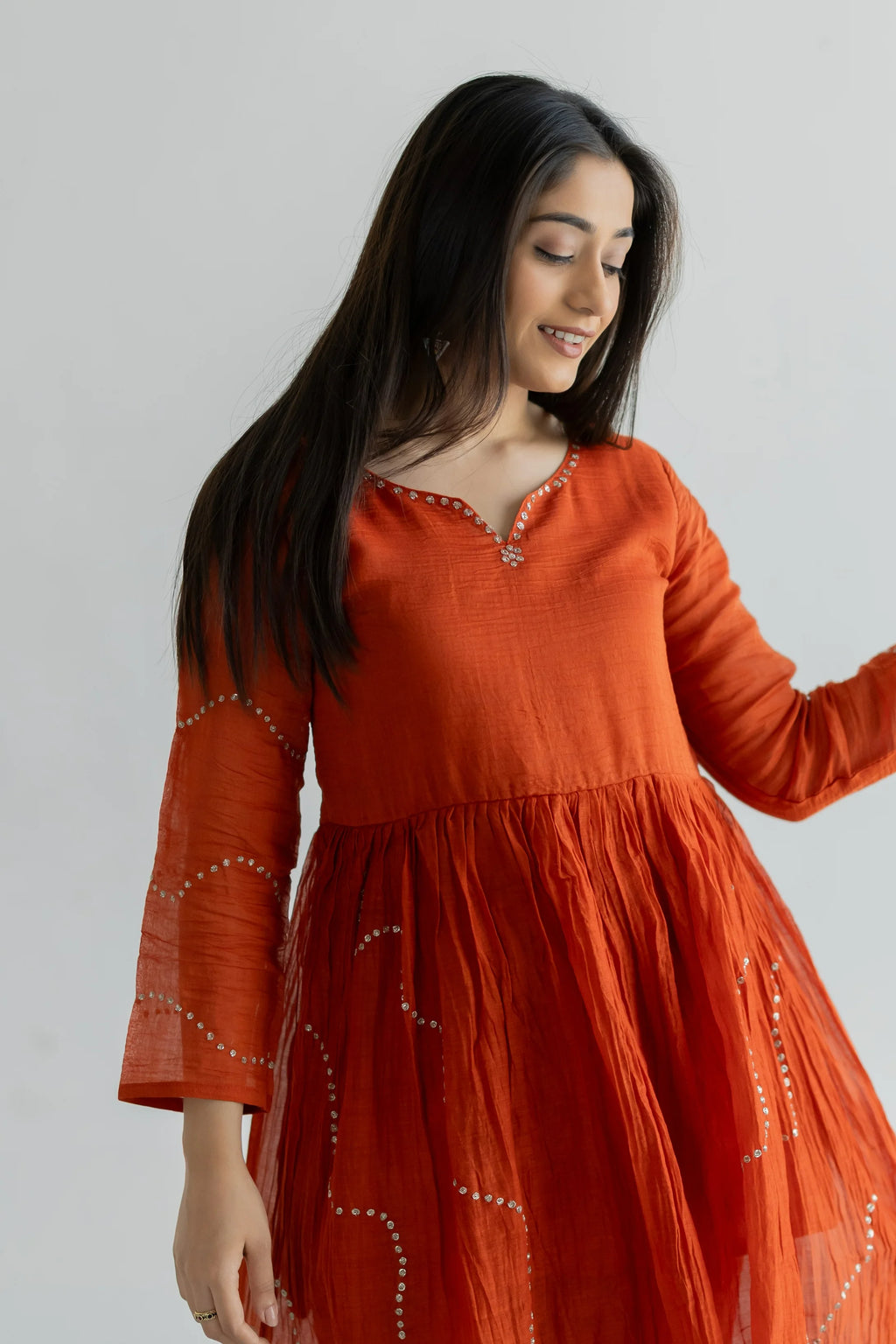 Aurelle Mul Chanderi Co-ord Set