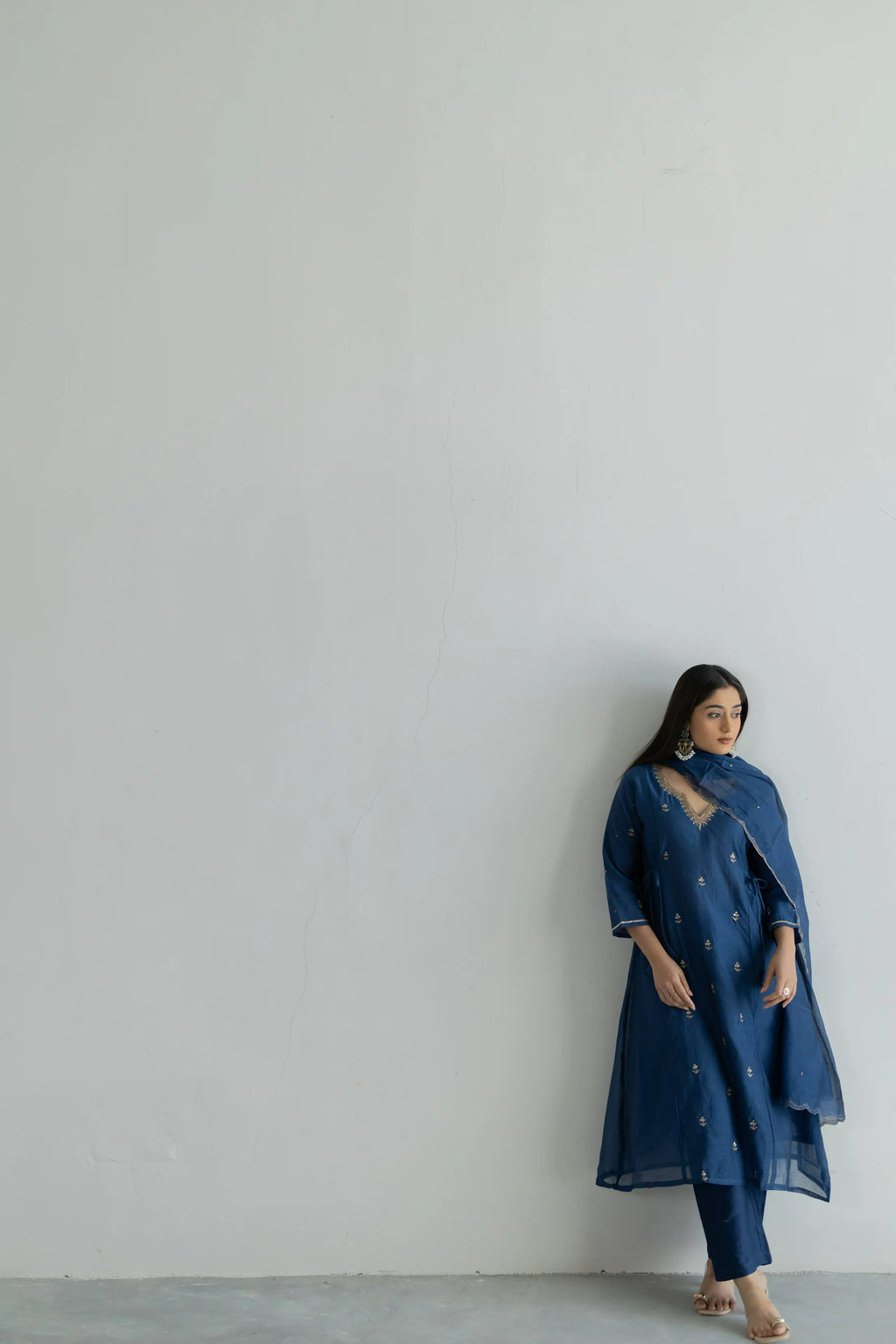 Noorani Mul Chanderi Suit Set