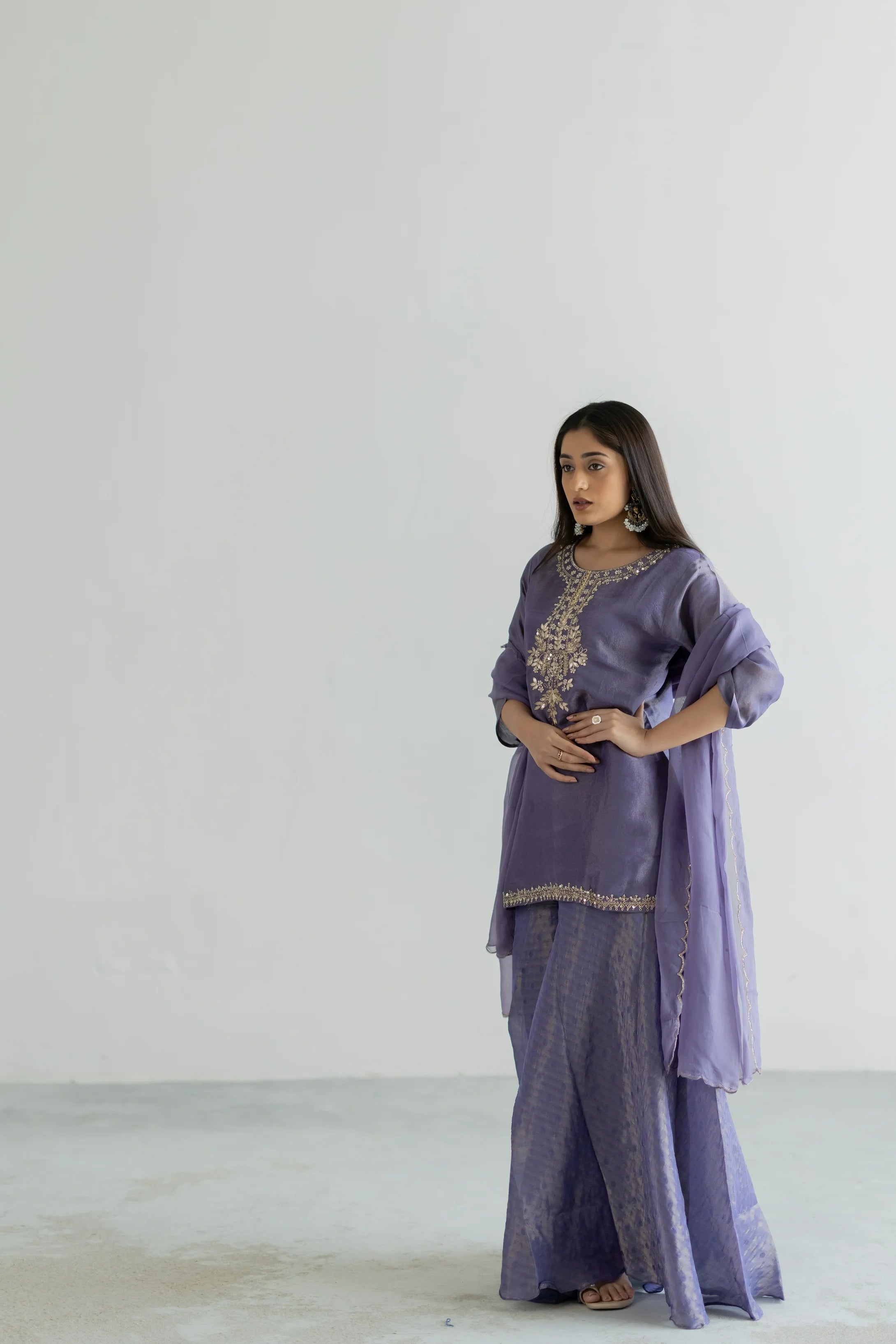 Zira Shimmer Suit Set