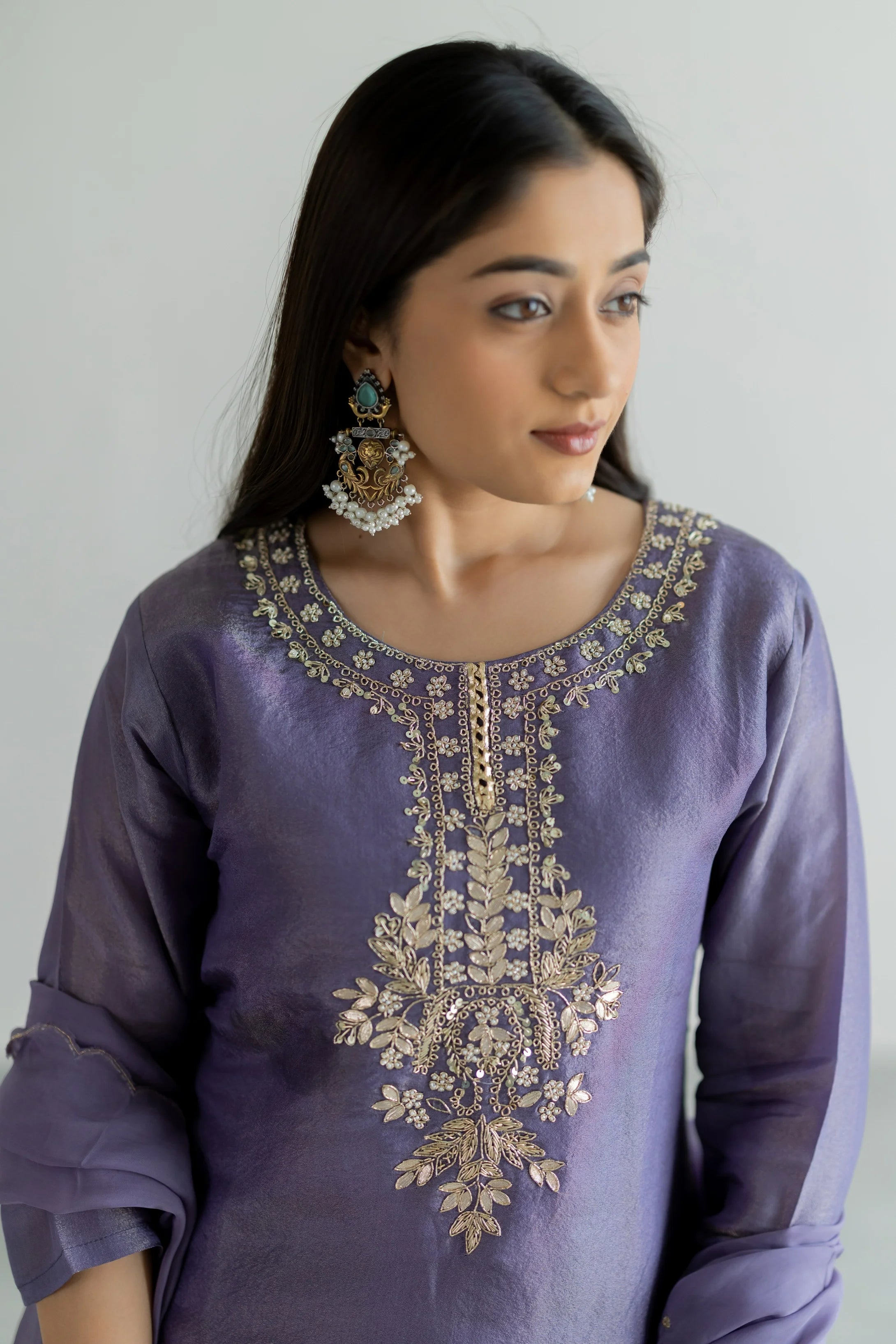 Zira Shimmer Suit Set