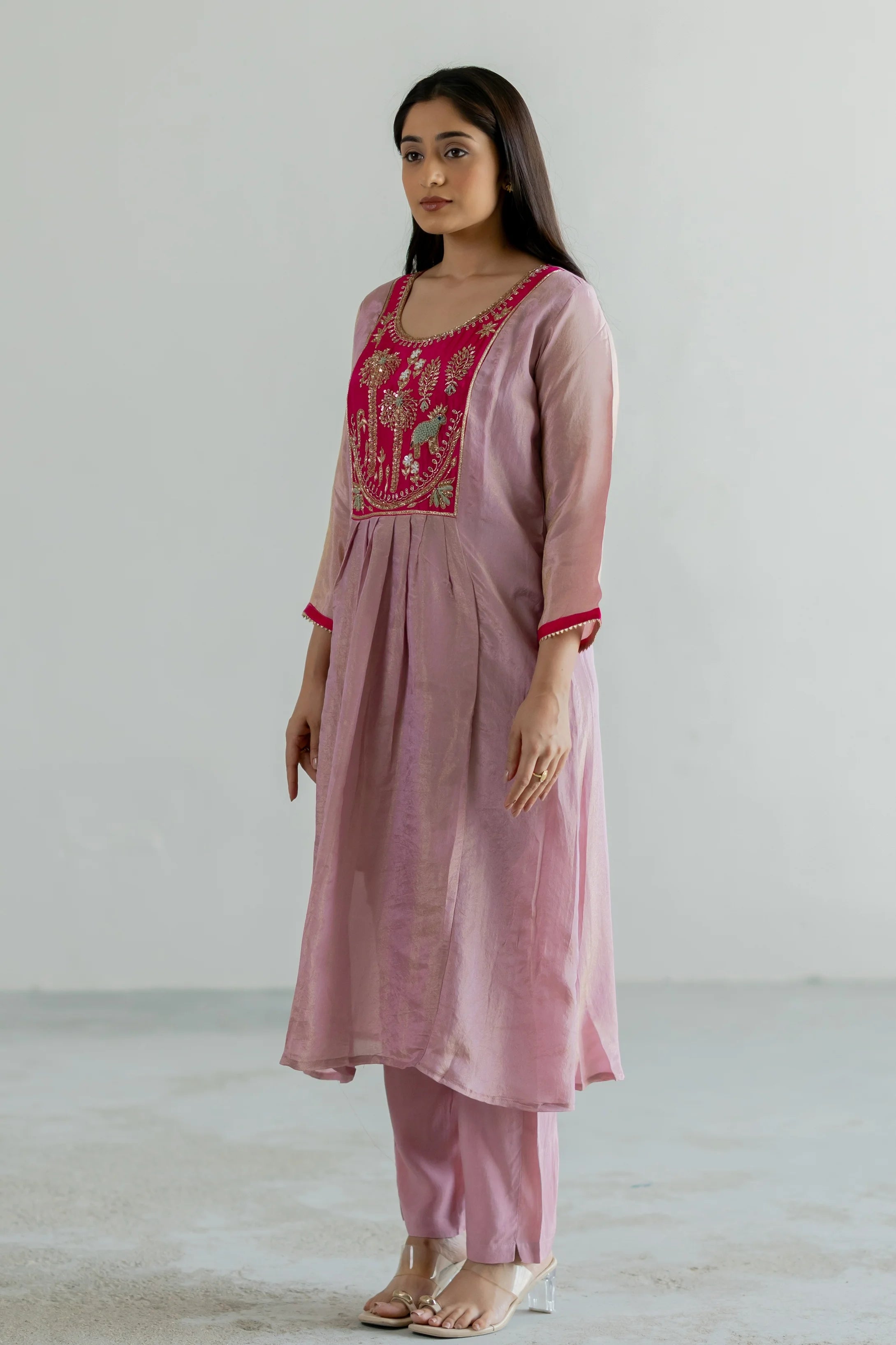 Zareen Shimmer Suit Set