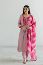 Zareen Shimmer Suit Set