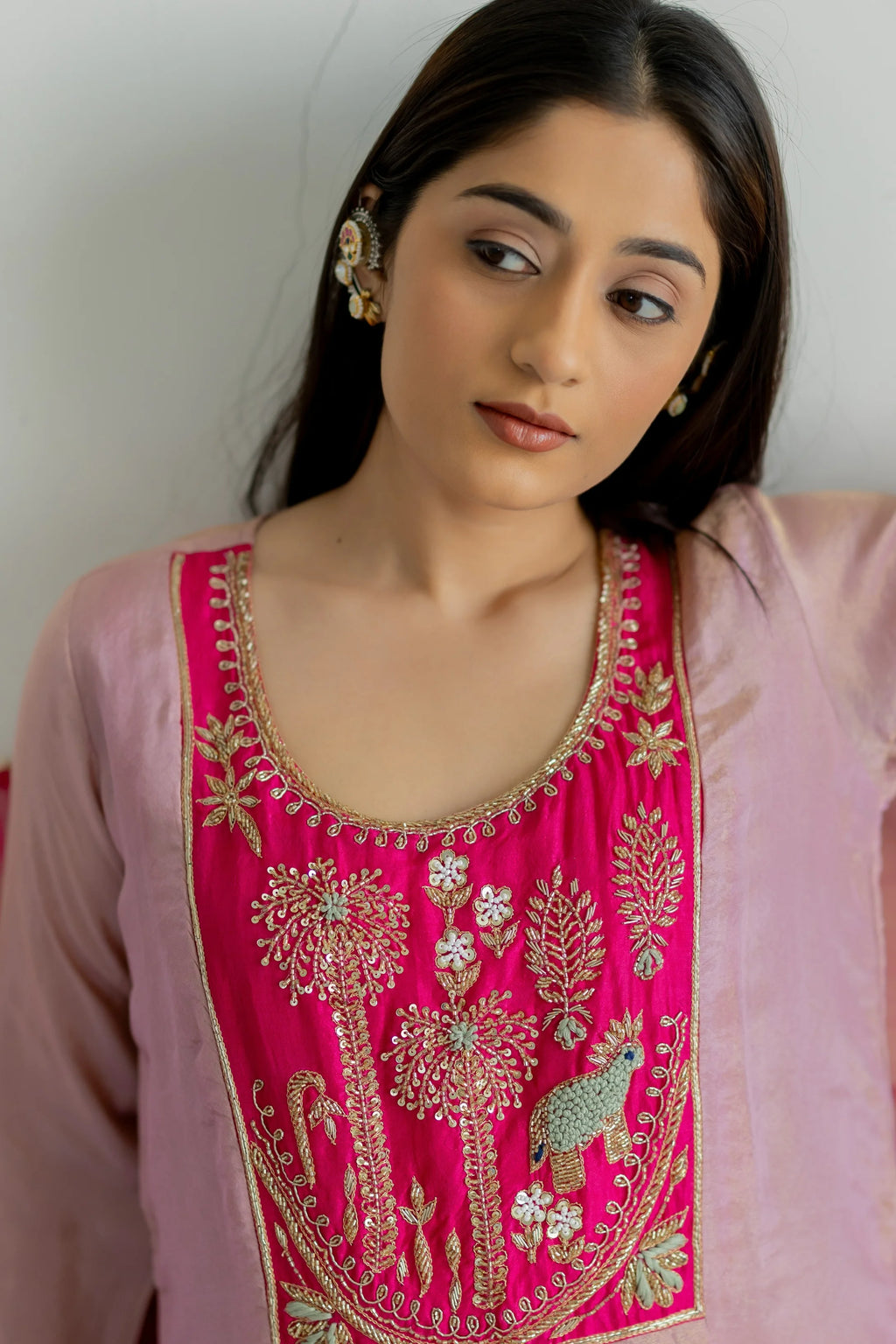 Zareen Shimmer Suit Set