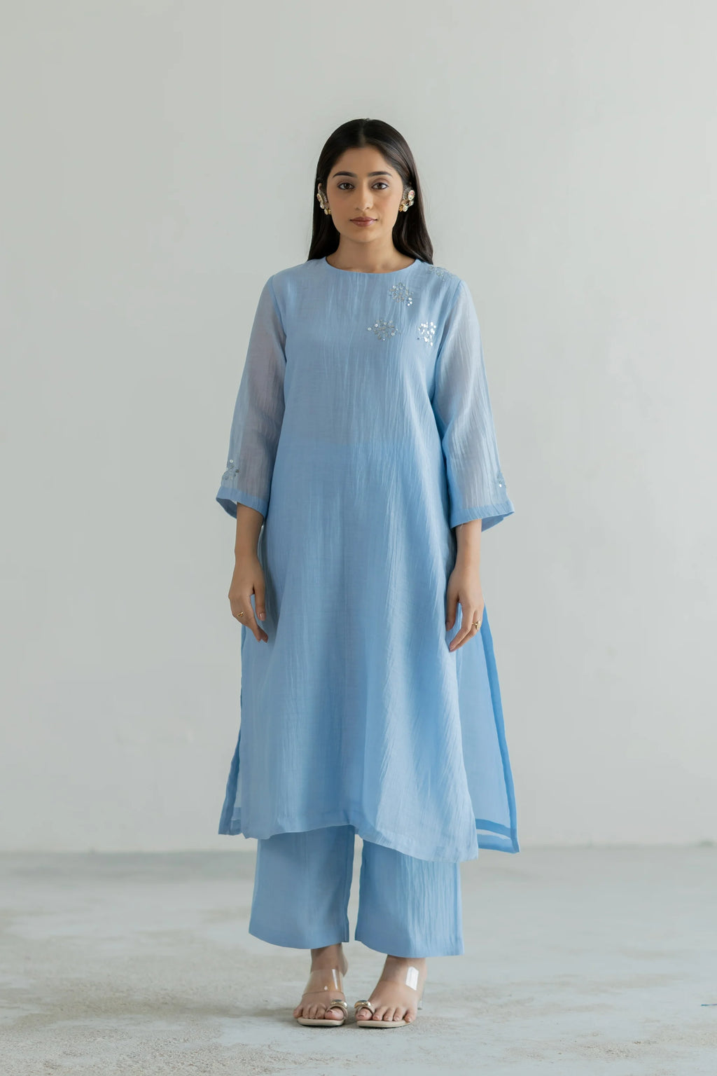 Ishya Mul Chanderi Suit Set