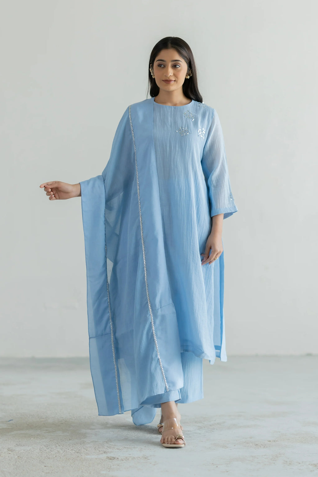 Ishya Mul Chanderi Suit Set