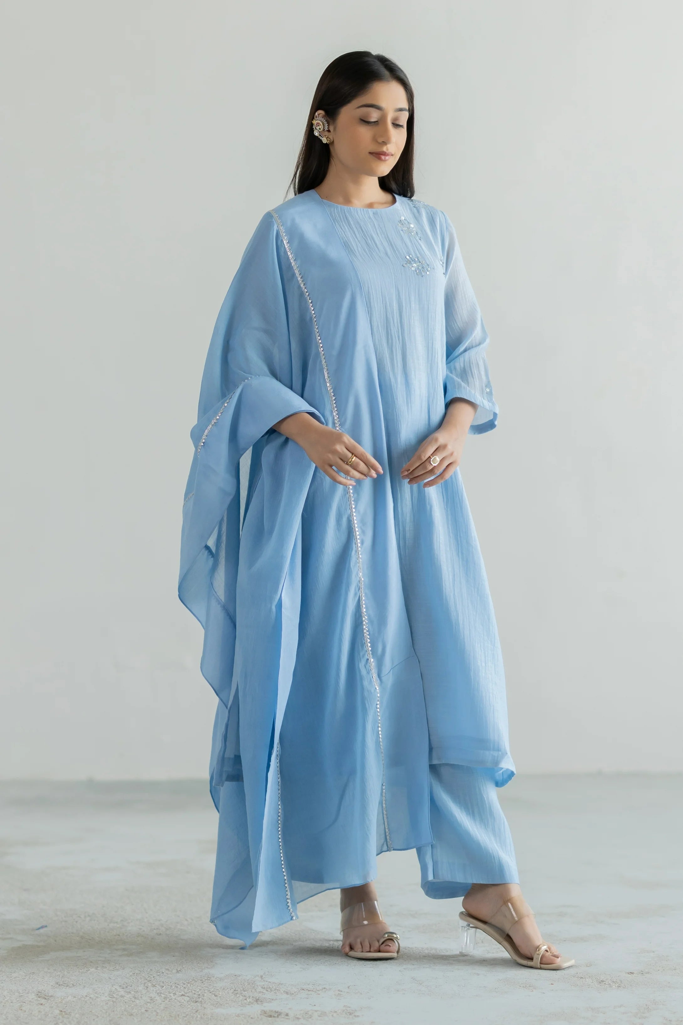 Ishya Mul Chanderi Suit Set