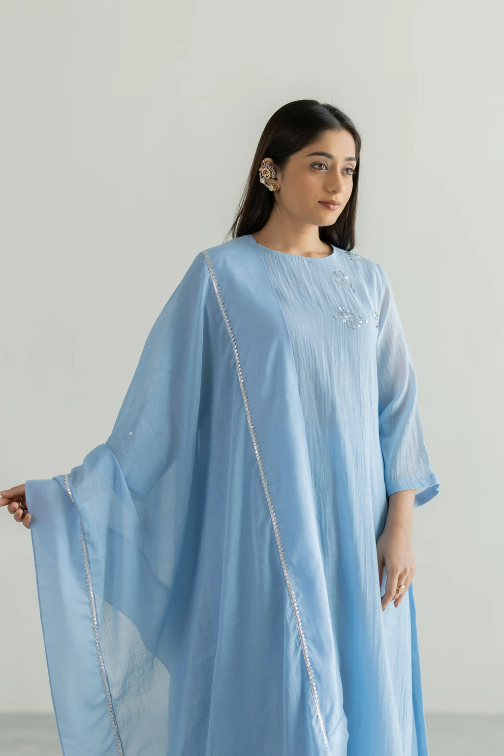 Ishya Mul Chanderi Suit Set